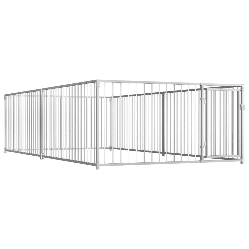 foto del prodotto cuccia da esterno gabbia recinto per animali box per cani da esterno 100 cm