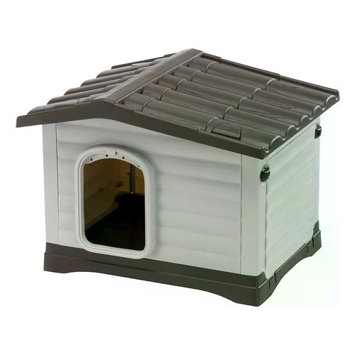 foto del prodotto cuccia esterno ferplast 87252799 dog villa 60 bianco e nero