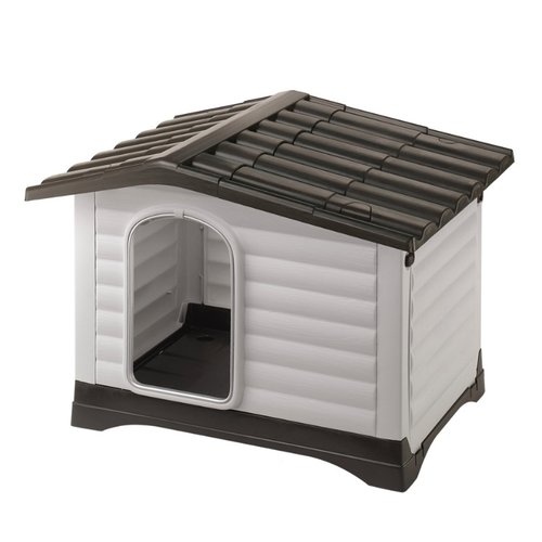 foto del prodotto cuccia esterno ferplast 87255099 dog villa 90 bianco e nero
