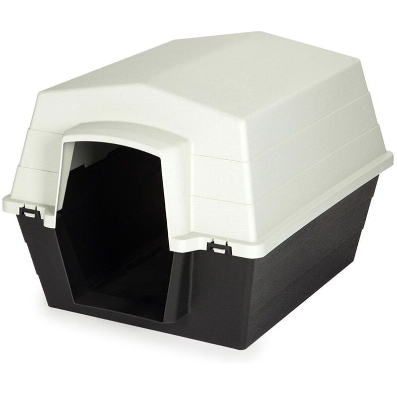 foto del prodotto cuccia in plastica da esterno modello casa per cani small