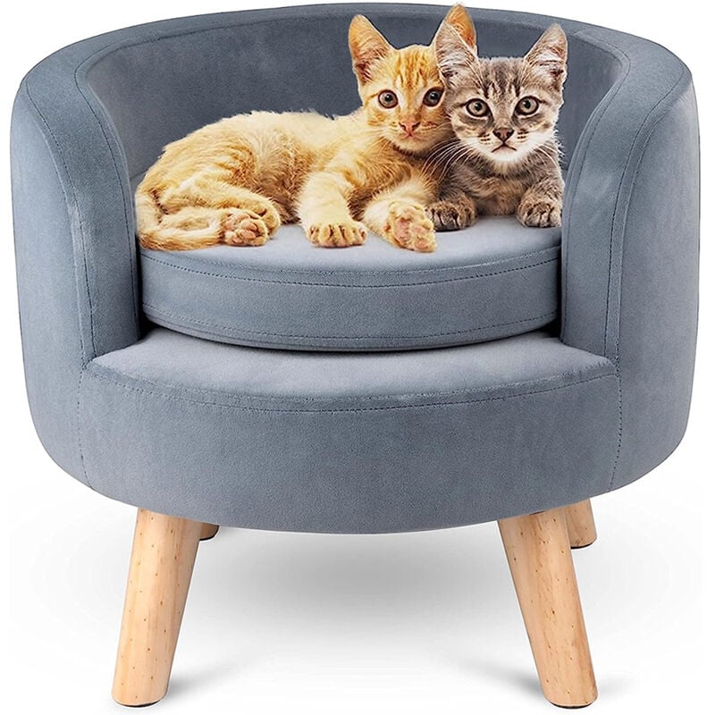 foto del prodotto cuccia lettino per animali domestici letto in velluto cuscino morbido 40,5x30cm