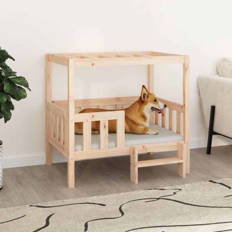 foto del prodotto cuccia per cani 95,5x73,5x90 cm in legno massello di pino vidaxl