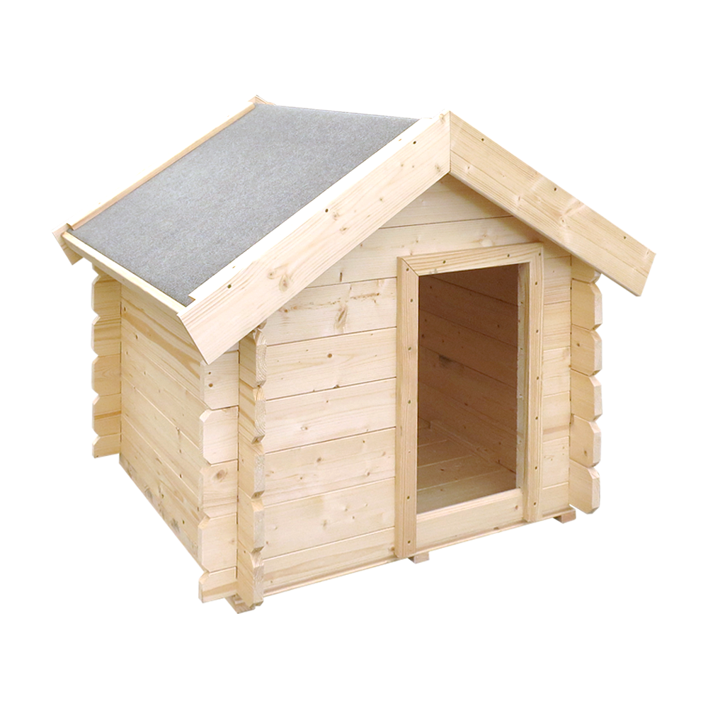 foto del prodotto cuccia per cani in legno da esterno - 76 x 99 x h80 cm - timbela m401-1