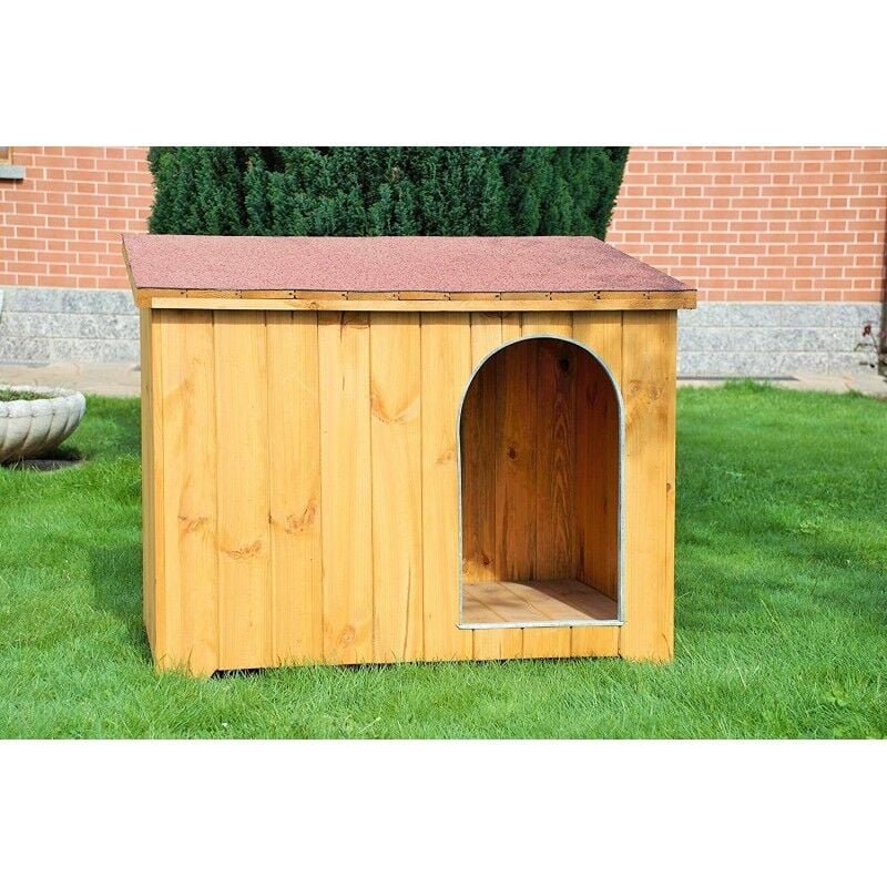 foto del prodotto cuccia per cani in legno, doghe spessore 16mm serie slim mod. 300 03 120011