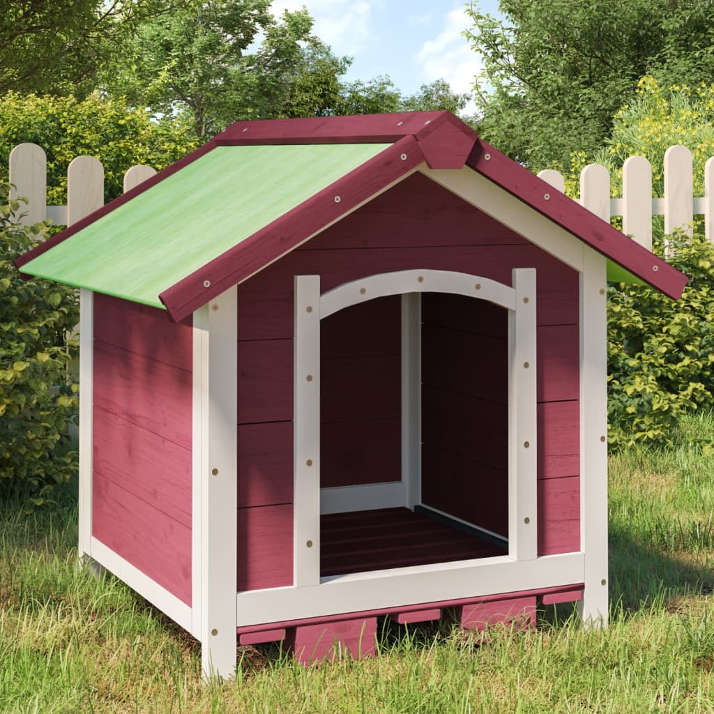 foto del prodotto cuccia per cani moka 65x65x61,5 cm in legno massello di pinocod mxl 103986