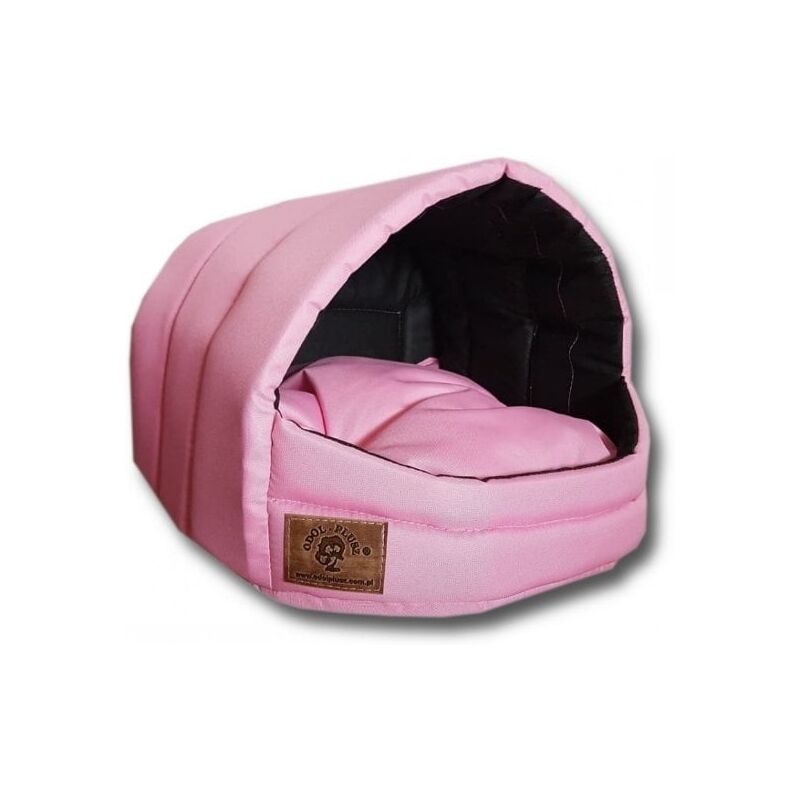 foto del prodotto cuccia per cani xs cane piccolo box cuccia per cani 39 x 40 x 34 cm rosa cuccia per cani cuccia per cani