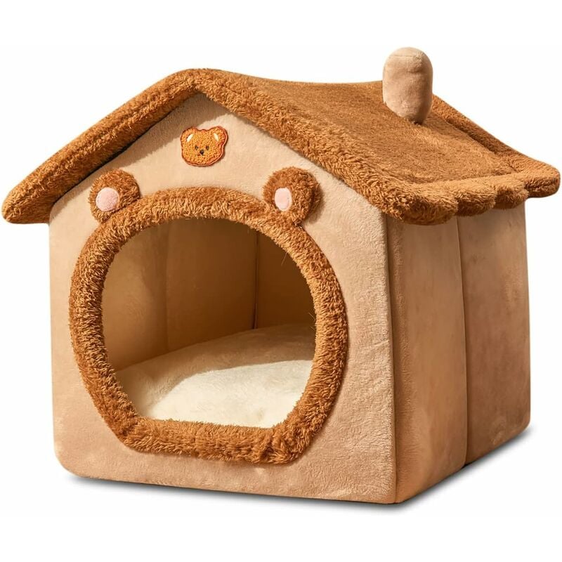 foto del prodotto cuccia per gatti, cuccia per cani lavabile, cuccia per gatti calda e confortevole, cuccia per gatti pieghevole e comoda, cuccia per cani con