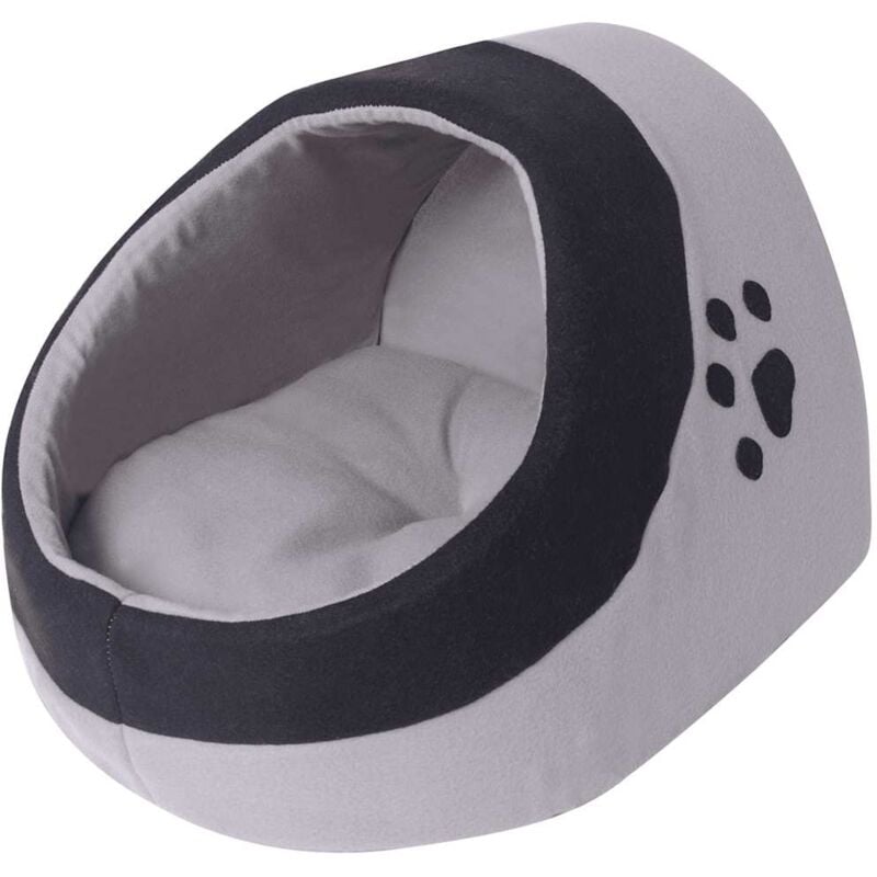foto del prodotto cuccia per gatti grigio e nero l vidaxl