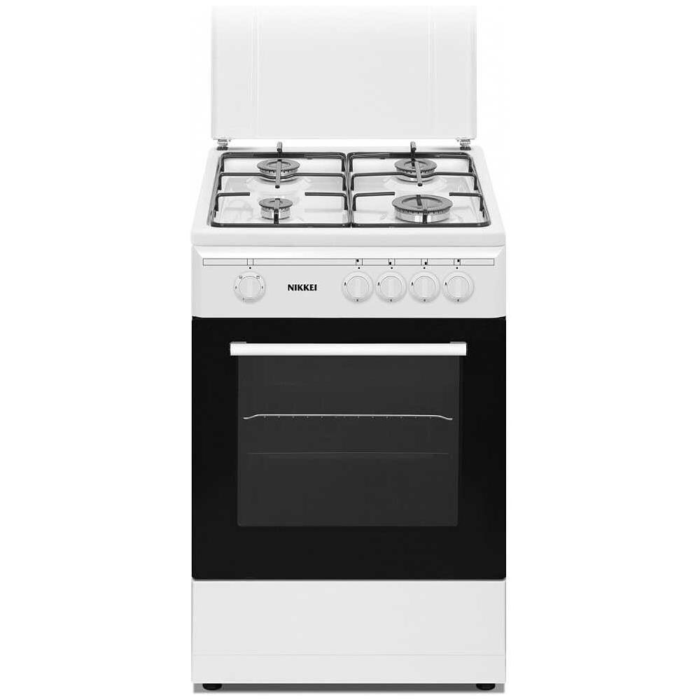 foto del prodotto cucina 50x50 4f forno gas bianca