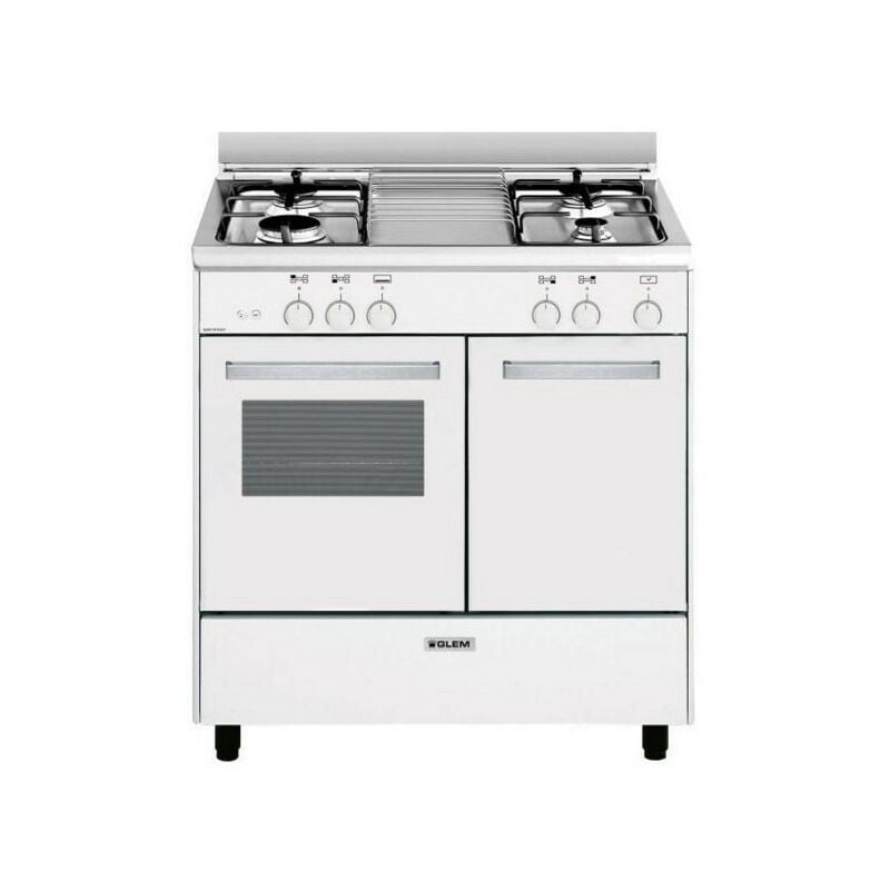 foto del prodotto cucina a gas 49l 4 luci bianca ga85pmwh glem