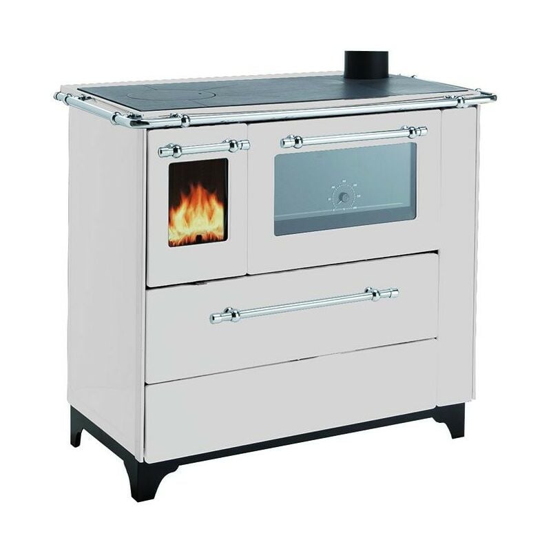 foto del prodotto cucina a legna royal palazzetti new betty 4,5 bianco
