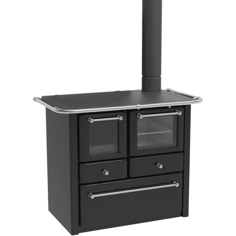 foto del prodotto cucina a legna vulcania emilia plus 6,3 kw