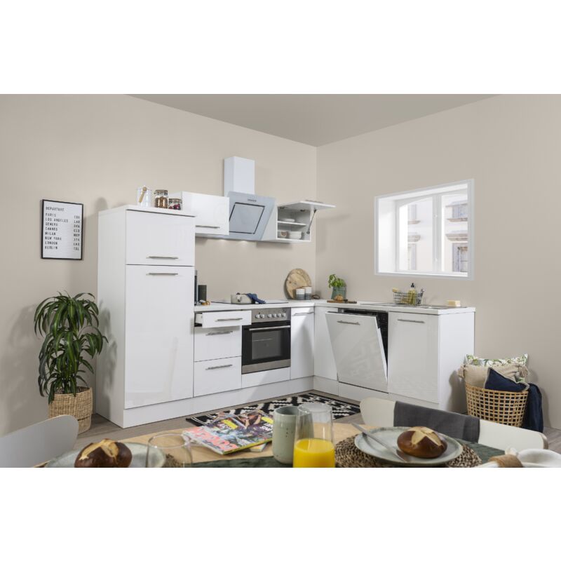 foto del prodotto cucina angolo cottura cucina angolare bianca amanda 260 x 200 cm respekta premium