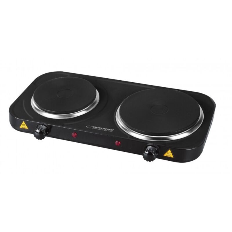 foto del prodotto cucina elettrica esperanza yellowstone ekh014k 2 fuochi, 2500w