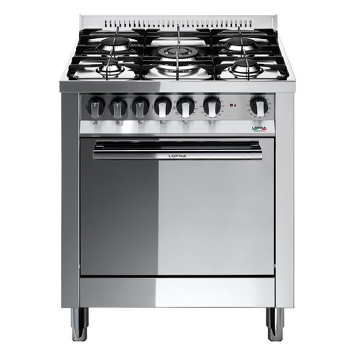 foto del prodotto cucina gas 5 fuochi maxima m76mf c inox classe a 2021 60110026