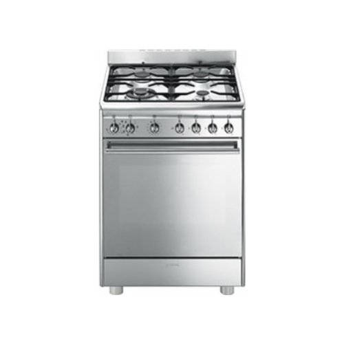 foto del prodotto cucina gas smeg concerto cx68mf8 2 inox inox