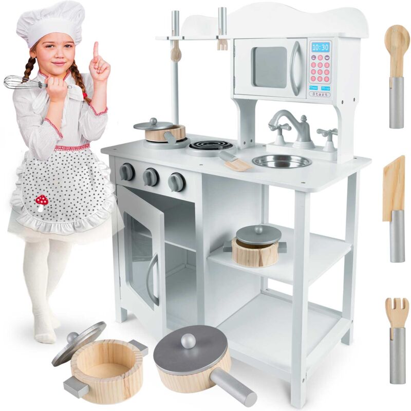 foto del prodotto cucina in legno per bambini 60 x 30 x 85 cm