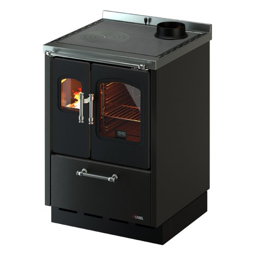 foto del prodotto cucina legna cadel 7022222 smart 60s air antracite