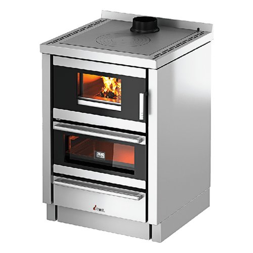 foto del prodotto cucina legna cadel 71220013 kook 60 4.0v inox