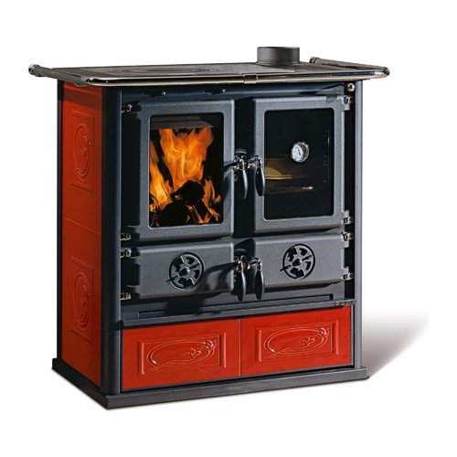 foto del prodotto cucina legna nordica 7013110 rosetta 5.0 liberty bordeaux