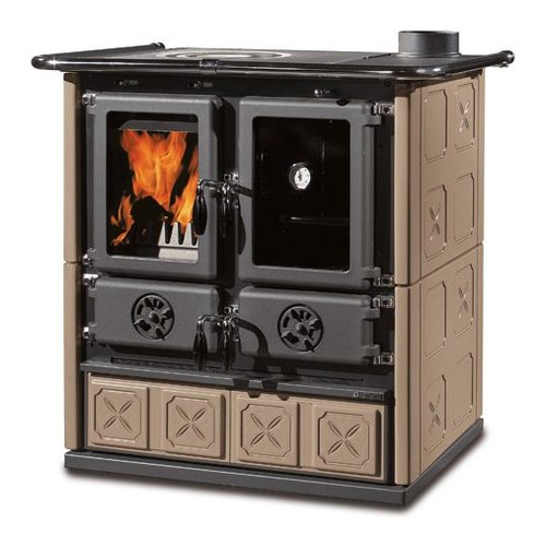 foto del prodotto cucina legna nordica 7013115 rosetta 5.0 vst maiolica tortora