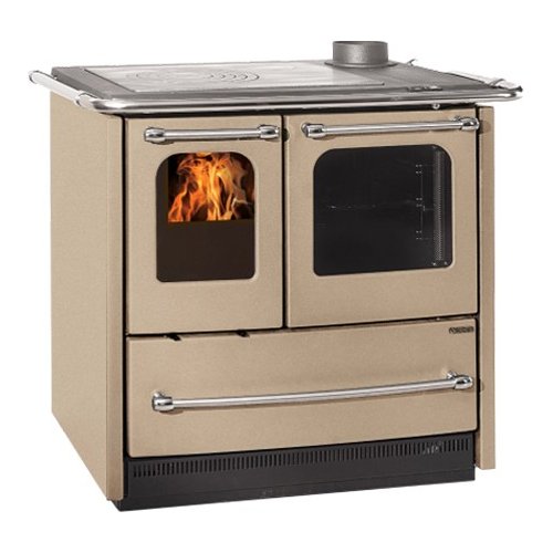 foto del prodotto cucina legna nordica 7014004 sovrana easy evo 2.0 caramello