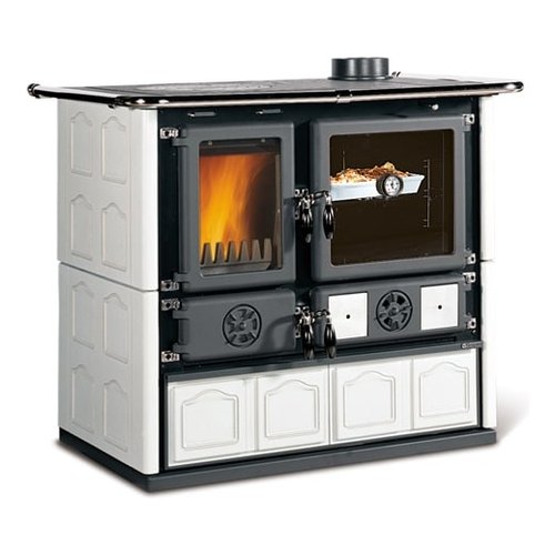 foto del prodotto cucina legna nordica 7015216 rosa 5.0 vst bianco infinity