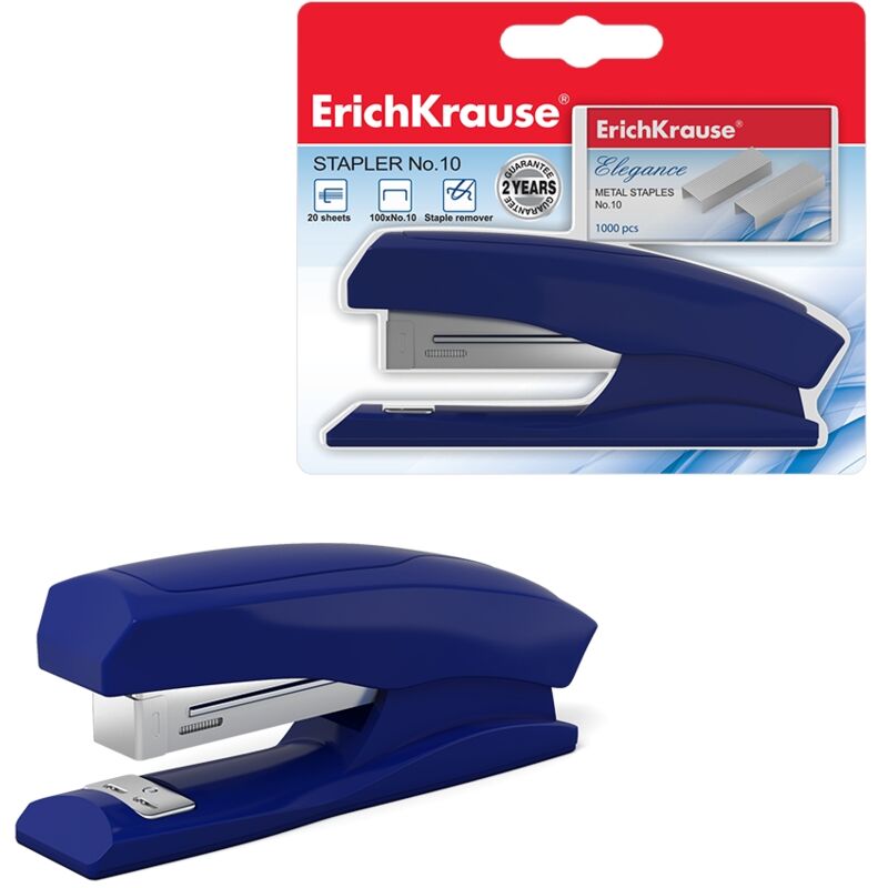 foto del prodotto cucitrice 11 30 fogli brand erichkrause modello erichkrause cucitrice 10 eleganza fino a 20 fogli graffette in set resistente a i colpi