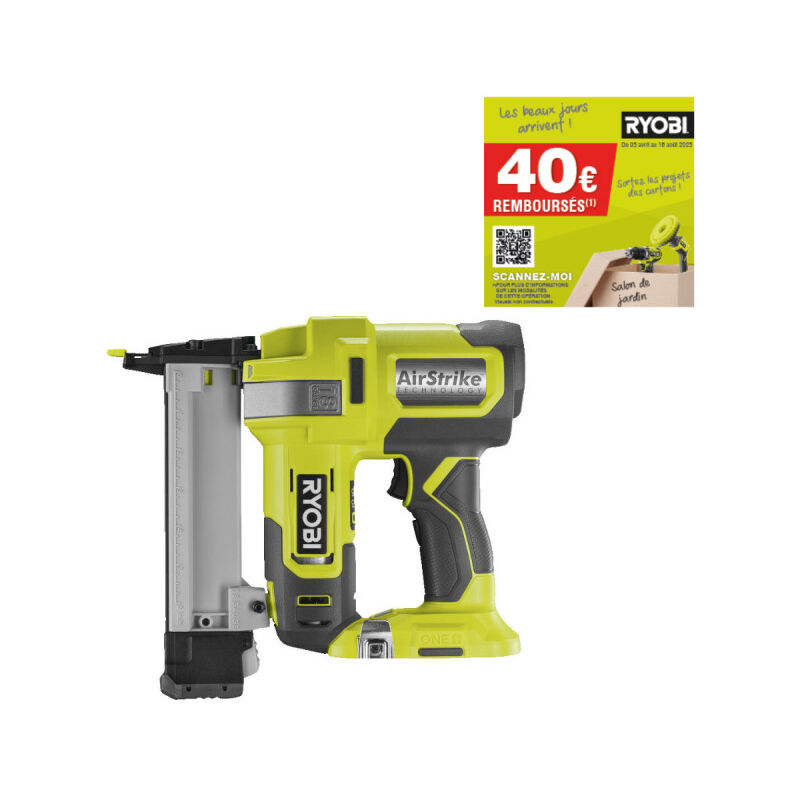 foto del prodotto cucitrice ad aria compressa ryobi 18v con 500 punti senza batteria o caricatore r18gs18 0