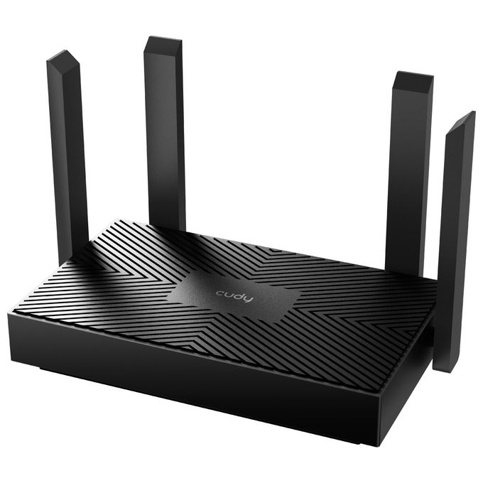 foto del prodotto cudy wr1500 router wi-fi 6 dual-band 1201mbps gigabit 4 lan nero mu-mimo wpa3