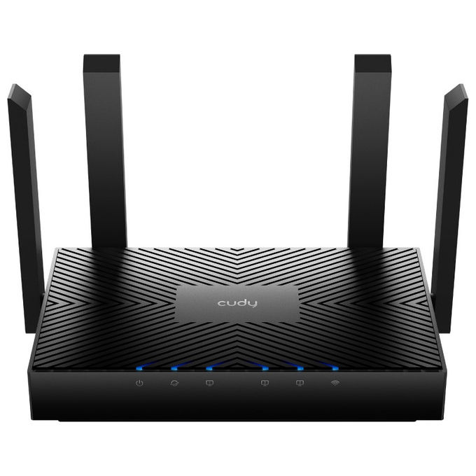 foto del prodotto cudy wr3000 router wi-fi 6 dual-band gigabit 2402mbps 3 porte lan nero