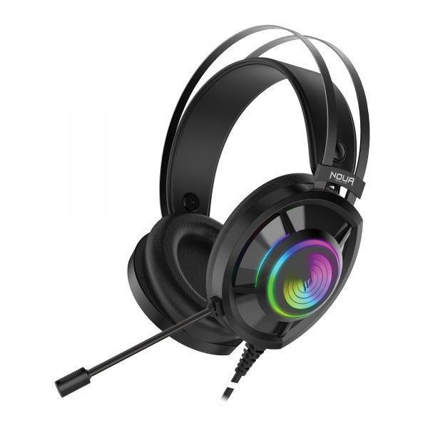 foto del prodotto cuffia c microfono usb noua 7.1 echo rgb rainbow black