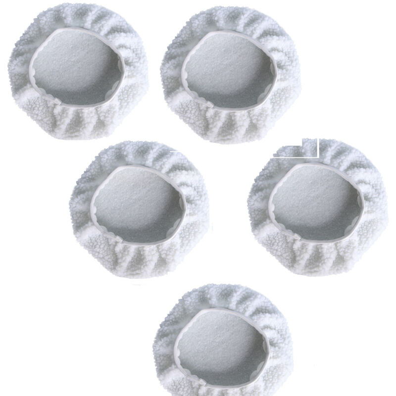 foto del prodotto cuffia lucidante, 5 pezzi 230 250 mm cuffia lucidante elettrica per auto cuffia in lana tamponi per ceratura per la maggior parte delle lucidatrici