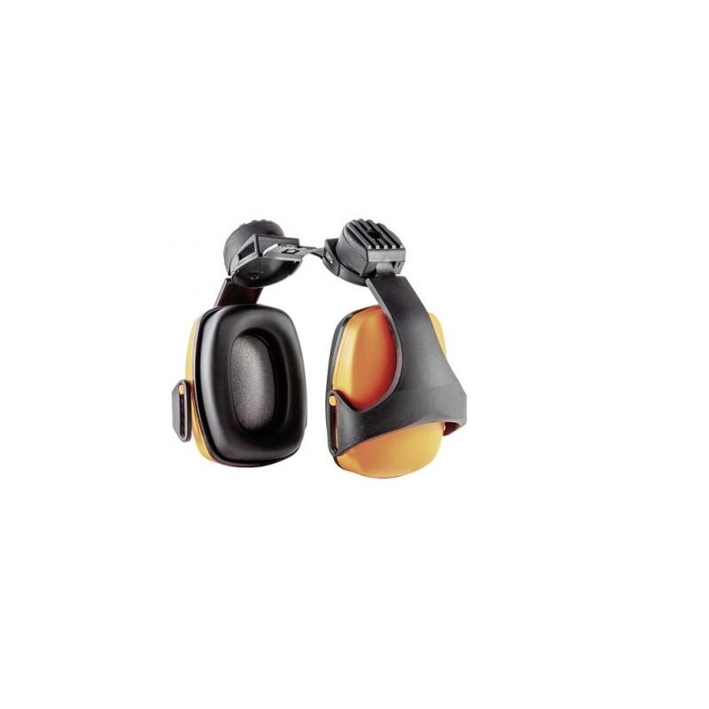foto del prodotto cuffie di protezione per casco rockman colore arancio
