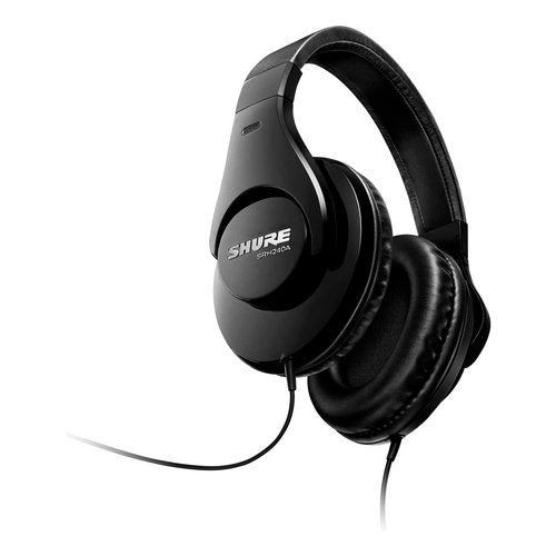 foto del prodotto cuffie filo shure srh240a bk efs studio black