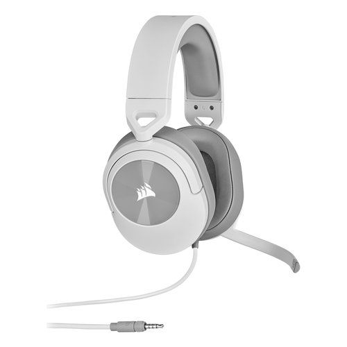 foto del prodotto cuffie gaming corsair ca 9011261 eu hs55 stereo white e grey