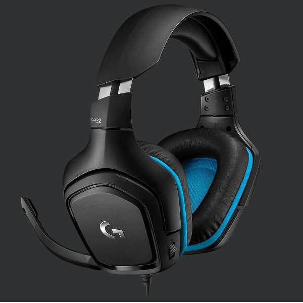 foto del prodotto cuffie gaming g series g432 7.1 black e blue 981 000770