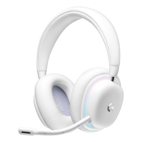 foto del prodotto cuffie gaming logitech 981 001083 g series aurora g735 white mist