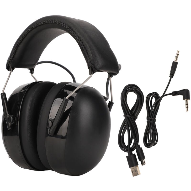 foto del prodotto cuffie protettive per l udito bluetooth 5.0 cuffie elettroniche multifunzionali con cancellazione del rumore cuffie antirumore sjlerst