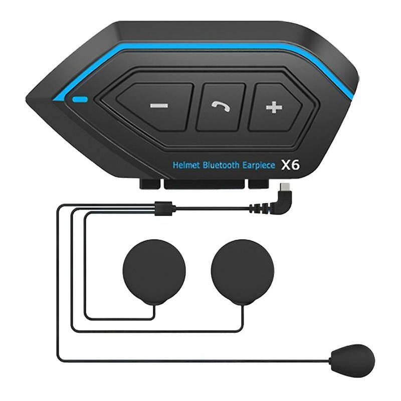 foto del prodotto cuffie universali per casco da moto con microfono, cuffie impermeabili