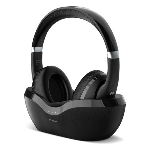 foto del prodotto cuffie wireless meliconi 497338 hp serie flash base black