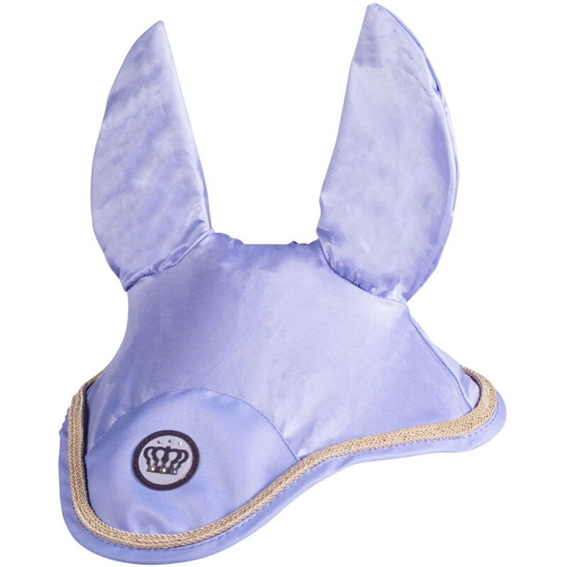 foto del prodotto cuffietta antimosche per cavalli con orecchie elastiche modello lavender bay cob, lilla scuro 3300