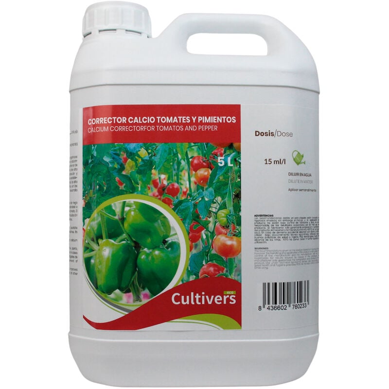 foto del prodotto cultivers cultis cultura pomodori, peperoni e verdure ecologiche liquide 5 l