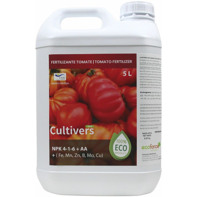 foto del prodotto cultivers pagamento culturale pomodori liquido ecologico 5 l