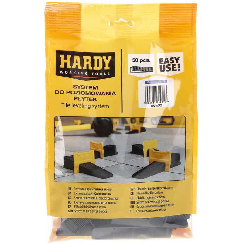 foto del prodotto cunei per il sistema di livellamento hardy 50 pz.