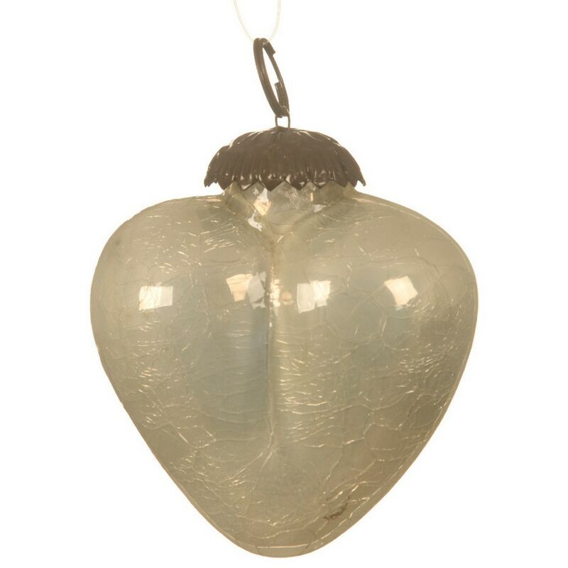foto del prodotto cuore in vetro da appendere 7,5 cm.