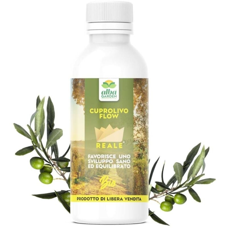 foto del prodotto cuprolivo flow rame e zolfo fungicida bio contro oidio mal bianco peronospora ticchiolatura per olivo vite agrumi x 1 kg