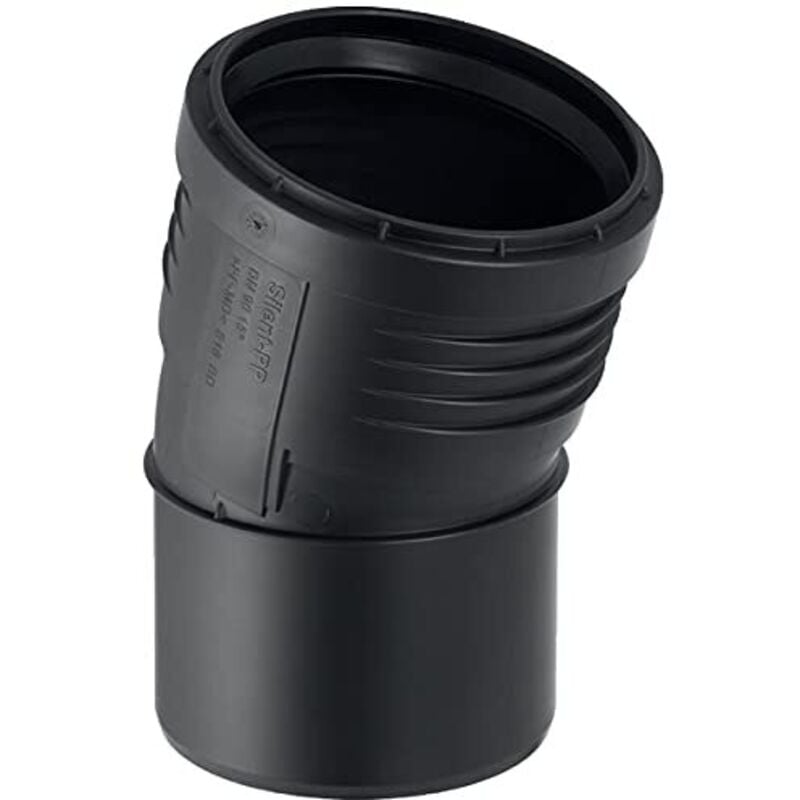 foto del prodotto curva 15 ad innesto in pp con guarnizione serie silent 50 geberit