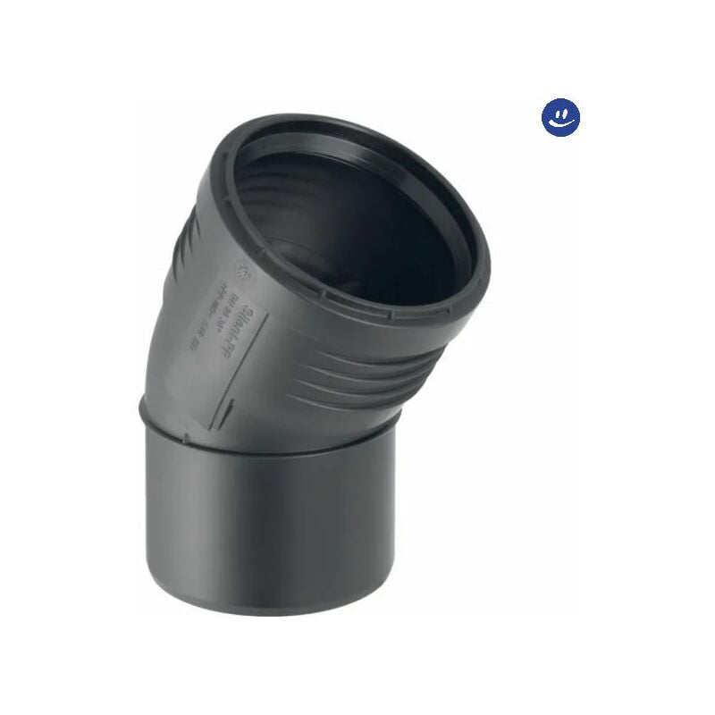 foto del prodotto curva 30 ad innesto in pp con guarnizione serie silent 90 geberit