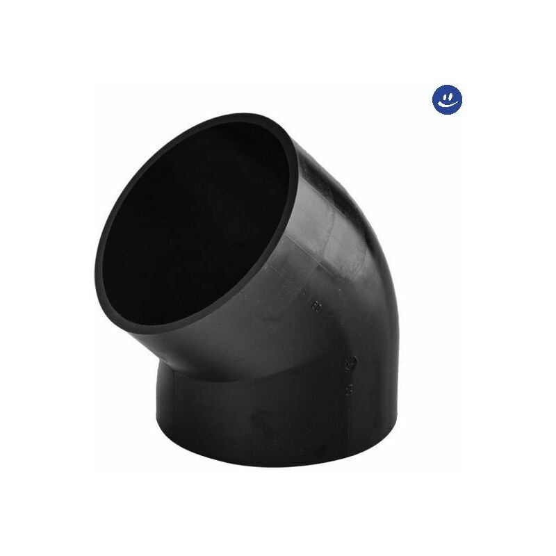 foto del prodotto curva 45 a saldare in polietilene serie wavin pe 50 pn4 wavin